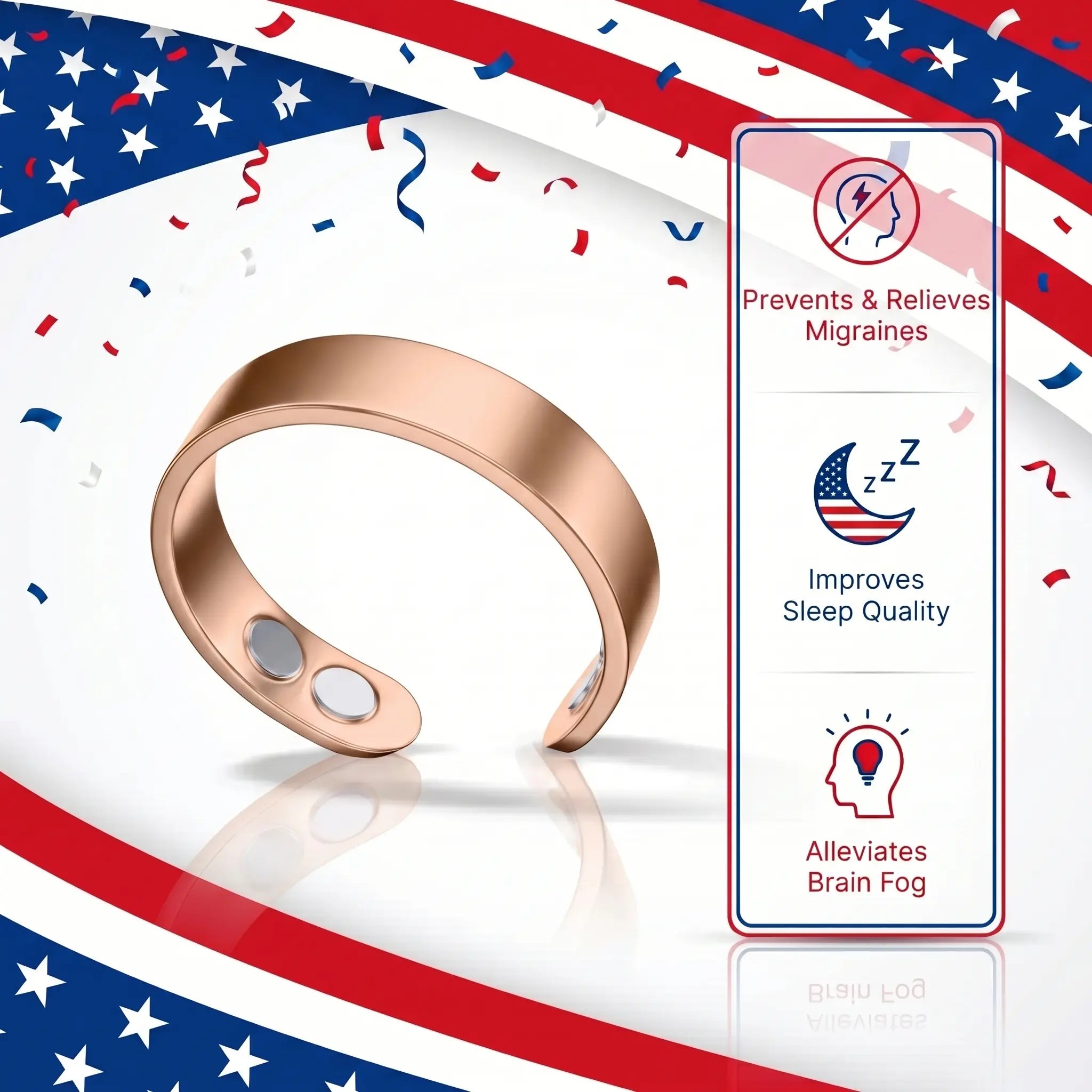 Independence Day Vitality Ring
